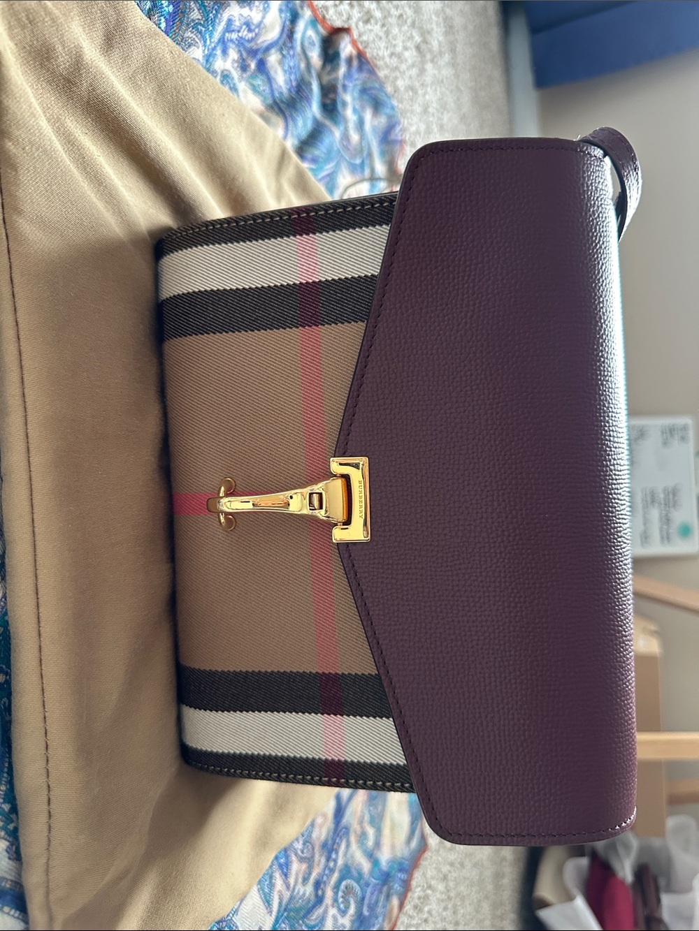 Burberry mahogany red Shoulder Bag